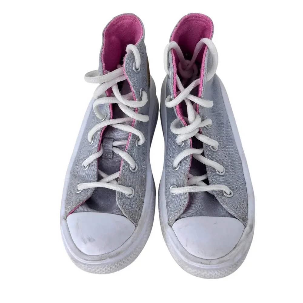 Converse Chuck Taylor All Star Move Platform Sneaker‎ Youth 1 Gray White A02495C